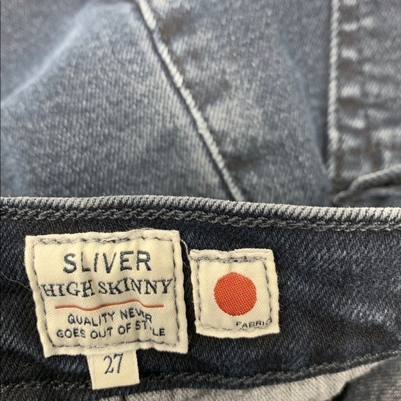 Levis Made & Crafted Jeans Size 27 High Skinny Zip Leg Dark Wash Black Mid Rise - Picture 7 of 13